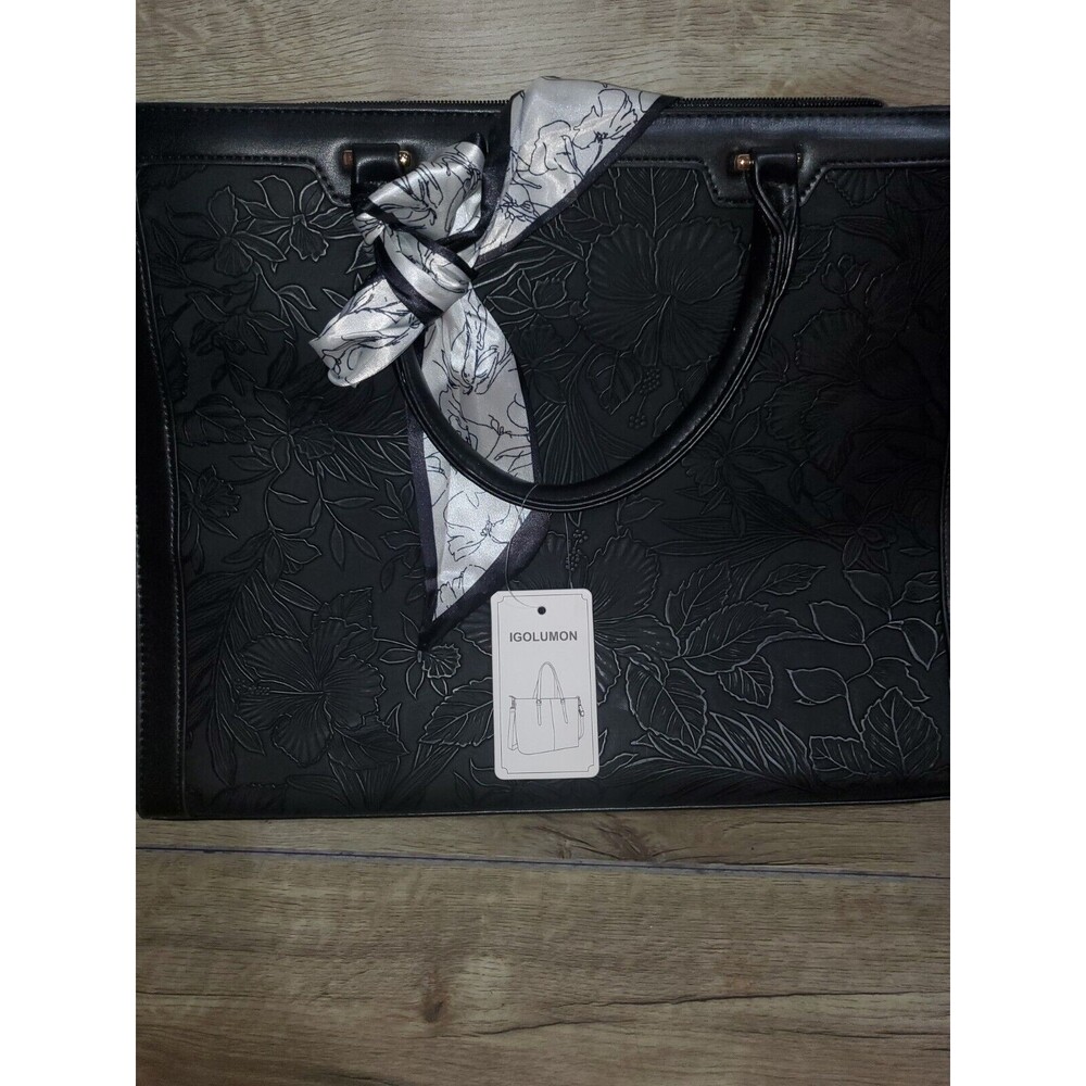 Laptop Bag for Women 15.6 Inch Tote Waterproof Leather Computer Business Ligh...